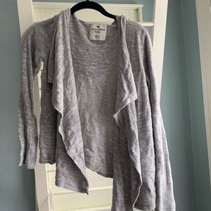 Gray cardigan